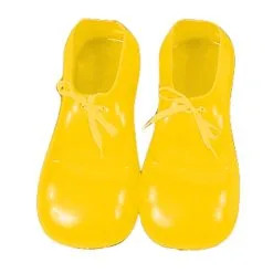 CLOWN SHOES YELLOW 12in