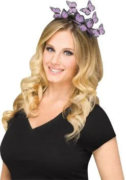 BUTTERFLY HAIR BAND PURPLE