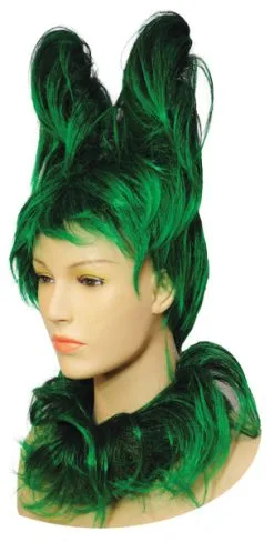 HAIR SCULPTURE BLACK/GREEN