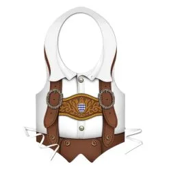 OKTOBERFEST VEST PLASTIC PKGD