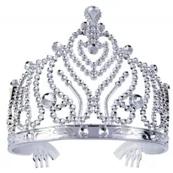 TIARA PLASTIC SILVER