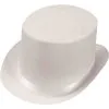TOP HAT SATIN ADULT WHITE