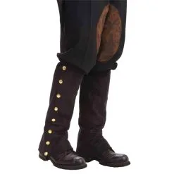 STEAMPUNK SPATS BLACK