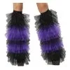 BOOT COVERS TULLE RUFFLE Bk Pr