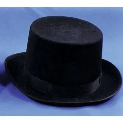 TOP HAT FELT QUAL BLK XLRG