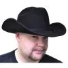 COWBOY HAT BLACK FELT LARGE