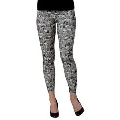 LEGGINGS SKELETONS MD ADULT