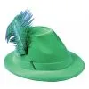 HAT ALPINE GRN W/FEATHER