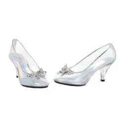SHOES GLASS SLIPPER SZ 8