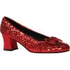 SHOE SEQUIN RD WOMENS LG 10