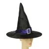 ELEGANT WITCH HAT BLACK PURPLE