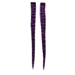 HAIR EXTENSION PURPLE ZEBRA
