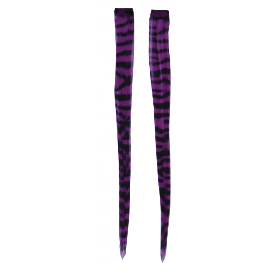 HAIR EXTENSION PURPLE ZEBRA 1 HAIR EXTENSION PURPLE ZEBRA
