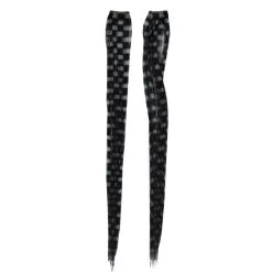 HAIR EXTENSION BLACK WHITE