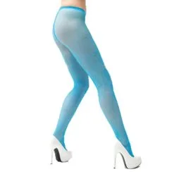 MESH PANTYHOSE NEON BLUE 1 SZ