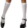 KNEE HIGHS WHITE NYLON