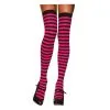 STOCKINGS THI HI STRIPED BK/NP