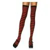 STOCKINGS THI HI STRIPED BK/RD