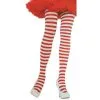 TIGHTS STRIPED PLUS RED/WHITE