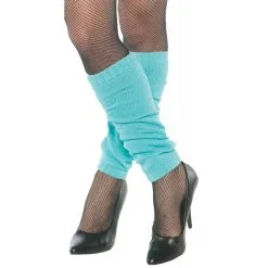 LEG WARMERS ADULT NEON BLUE