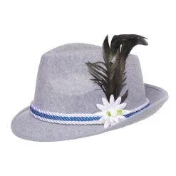 SWISS HAT ADULT GRAY